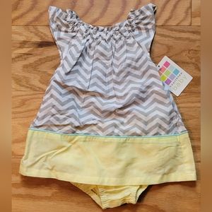 NWT Healthtex Dress 0-3 months 2 pieces